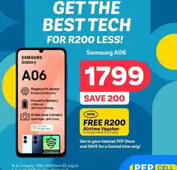 PEP Samsung - a06 offer