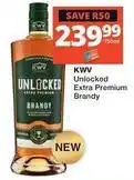 Checkers Kwv - unlocked extra premium brandy offer