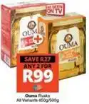 Checkers Rusks offer