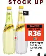 Checkers Hyper Schweppes - soft drink offer