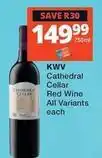 Checkers Hyper Kwv - cathedral cellar red wine offer