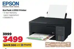 HiFi Corp Epson EcoTank L3350 Printer offer