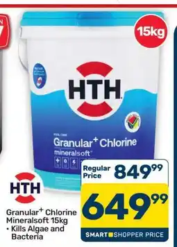 Pick n Pay Hypermarket HTH Granular+ Chlorine Mineralsoft 15kg offer