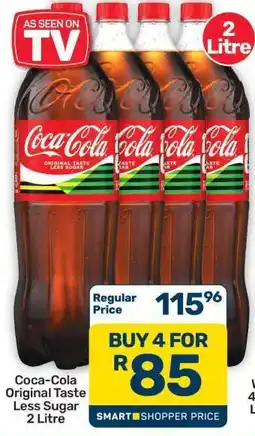 Pick n Pay Hypermarket Coca-Cola Original Taste Less Sugar 2 Litre offer