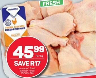 Pick n Pay no name Fresh Chicken Mixed Portions 10s offer