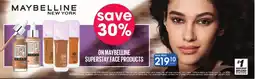 Clicks Maybelline superstay face products offer