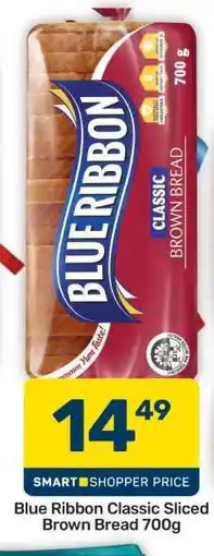 Pick n Pay Hypermarket BLUE RIBBON CLASSIC SLICED BROWN BREAD 700g offer
