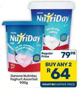 Pick n Pay Hypermarket Danone NutriDay Yoghurt Assorted 900g offer