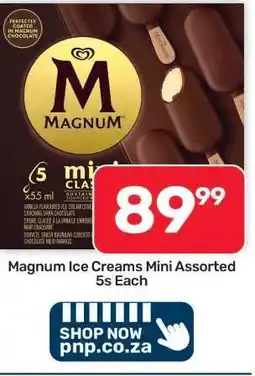 Pick n Pay Hypermarket Magnum Ice Creams Mini Assorted 5s Each offer