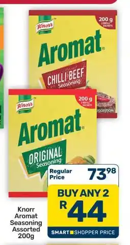 Pick n Pay Hypermarket Knorr Aromat Seasoning Assorted 200g offer