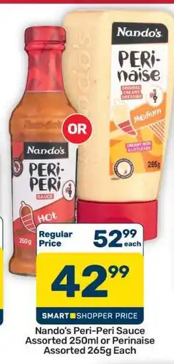 Pick n Pay Hypermarket Nando's Peri-Peri Sauce or Perinaise offer