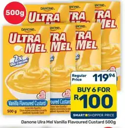 Pick n Pay Hypermarket Danone Ultra Mel Vanilla Flavoured Custard 500g offer