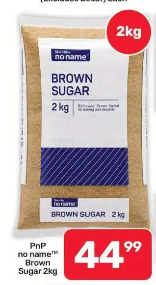 Pick n Pay Hypermarket PnP no name Brown Sugar 2kg offer