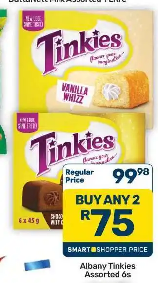Pick n Pay Hypermarket Albany Tinkies Assorted 6s offer