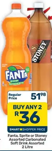 Pick n Pay Hypermarket Fanta, Sprite or Stoney Assorted Carbonated Soft Drink offer