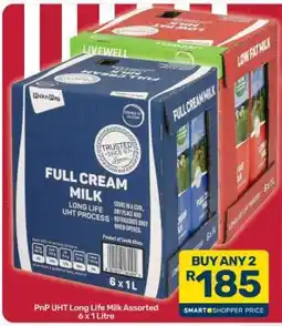 Pick n Pay Hypermarket PnP UHT Long Life Milk Assorted offer