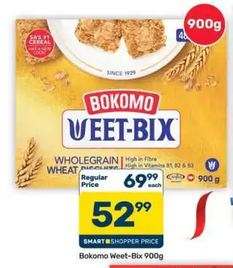 Pick n Pay Hypermarket Bokomo Weet Bix-900g offer