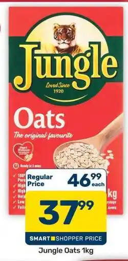 Pick n Pay Hypermarket Jungle Oats-1kg offer