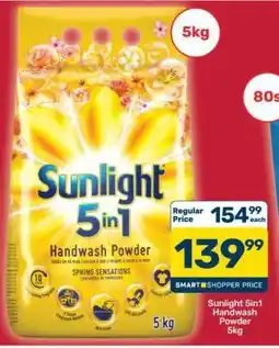 Pick n Pay Hypermarket SUNLIGHT 5in1 HANDWASH POWDER 5kg offer
