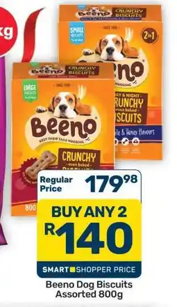 Pick n Pay Hypermarket Beeno Dog Biscuits Assorted 800g offer
