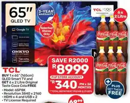 Pick n Pay Hypermarket 65'' QLED TV offer