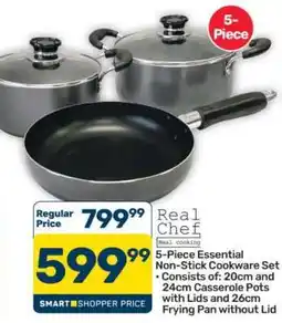 Pick n Pay Hypermarket 5-Piece Essential Non-Stick Cookware Set offer