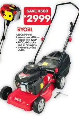 Pick n Pay Hypermarket Ryobi 125cc Petrol Lawnmower offer