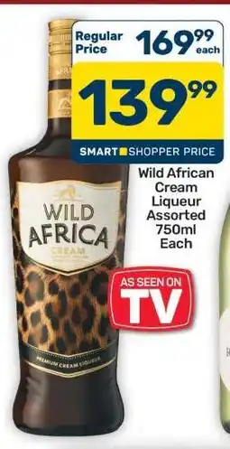 Pick n Pay Hypermarket Wild African Cream Liqueur Assorted 750ml offer