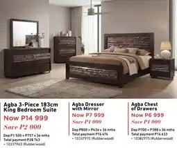 Home Corp Agba 183cm King Bedroom Suite offer