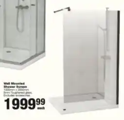 Build It Wall Mounted Shower Screen offer