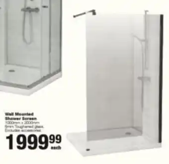Build It Wall Mounted Shower Screen offer