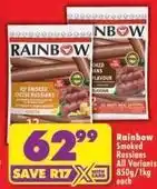 Shoprite Rainbow - smoked russians offer