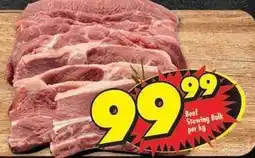 Shoprite Beef stewing bulk offer