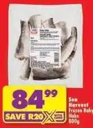 Shoprite Sea harvest - frozen baby hake offer