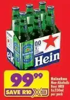 Shoprite Heineken - non-alcoholic beer nrb 6x330ml offer