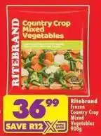 Shoprite Ritebrand - country crop mixed vegetables offer