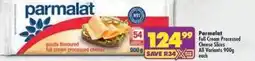 Shoprite Parmalat - full cream processed cheese slices offer