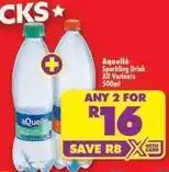 Shoprite Aquelle - sparkling drink offer