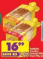 Shoprite Everyday - /farmstyle white bread 700g offer