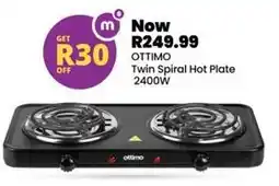 Shoprite Ottimo - twin spiral hot plate 2400w offer