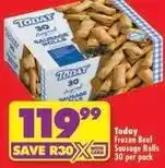 Shoprite Today - 30 original sausage rolls offer