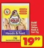 Shoprite Goldi - frozen chicken heads & feet offer