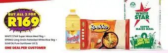 Spekko - sunfoil sunflower oil, rice, white star maize meal