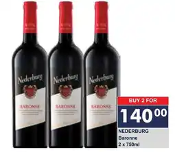 President Liquor Nederburg Baronne offer