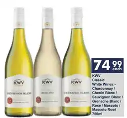 President Liquor KWV Classic White Wines offer