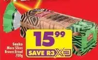Shoprite Sasko - more slices brown bread offer