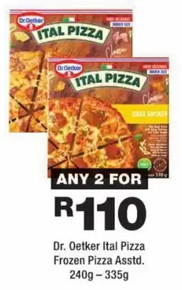 OK urban Dr. Oetker Ital Pizza Frozen Pizza Assorted offer