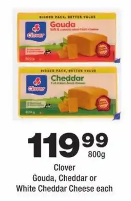 OK urban Clover Gouda, Cheddar or White Cheddar Cheese offer