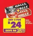 Shoprite Halls - lozenge offer