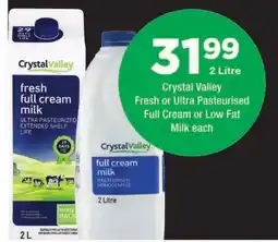 OK urban Crystal Valley full cream milk offer